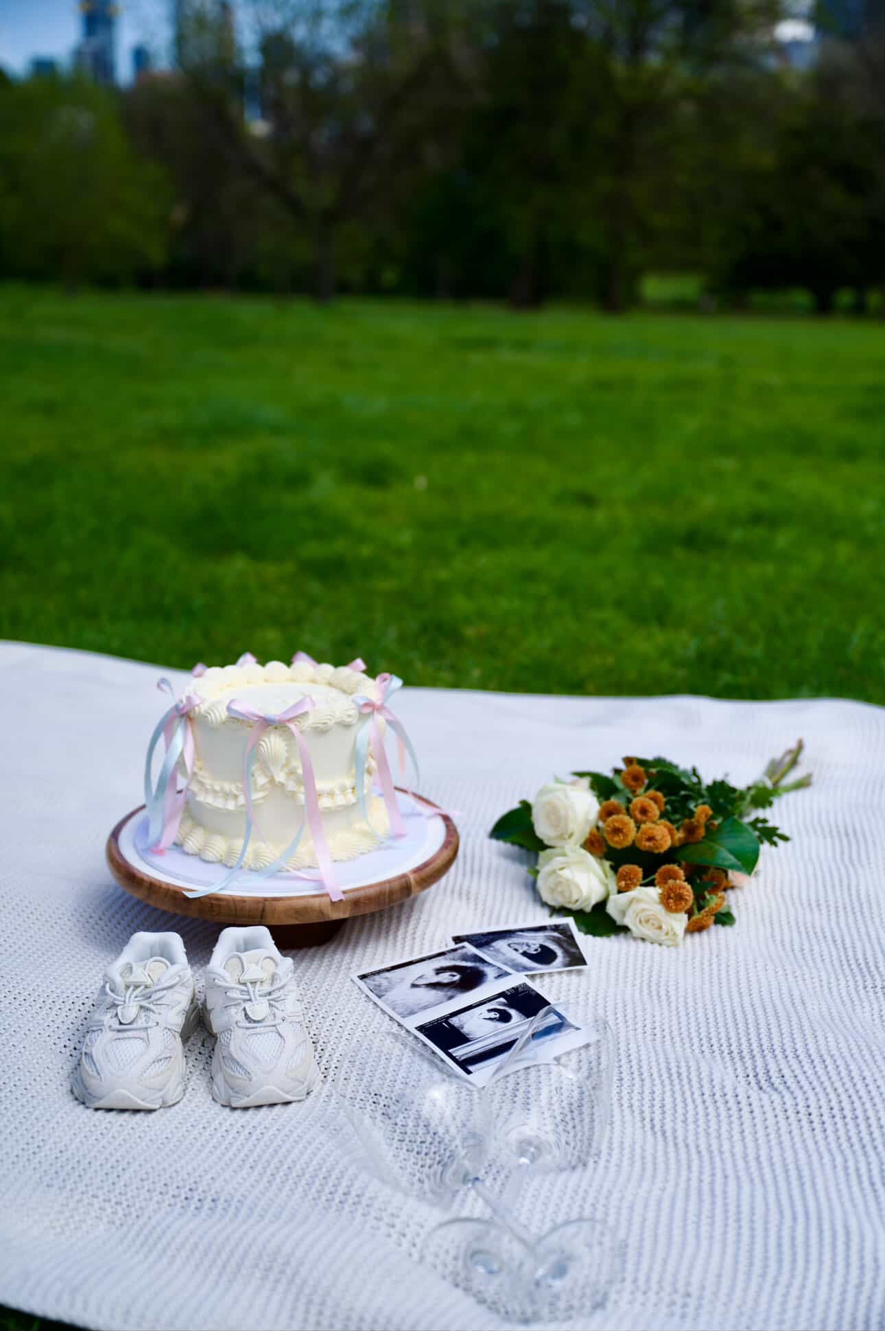 Gender Reveal Cake