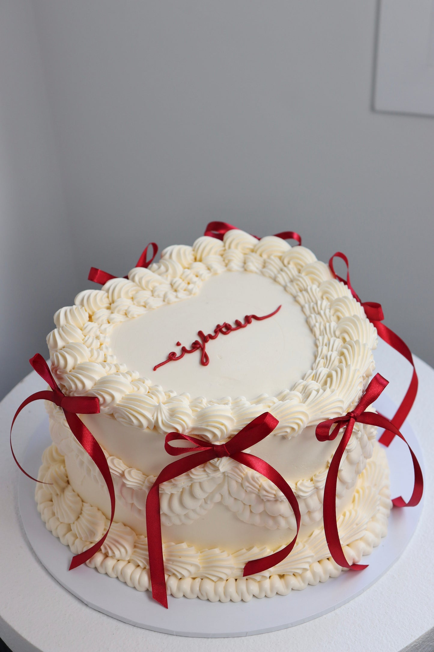 Retro Heart Cake