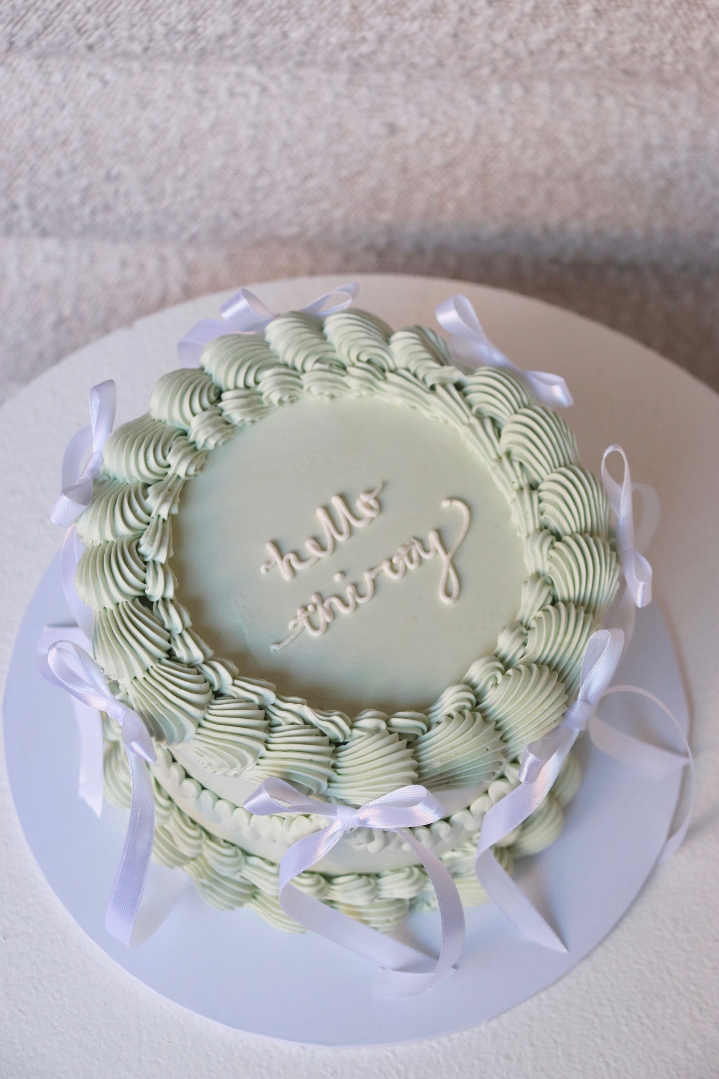 Retro Round Cake