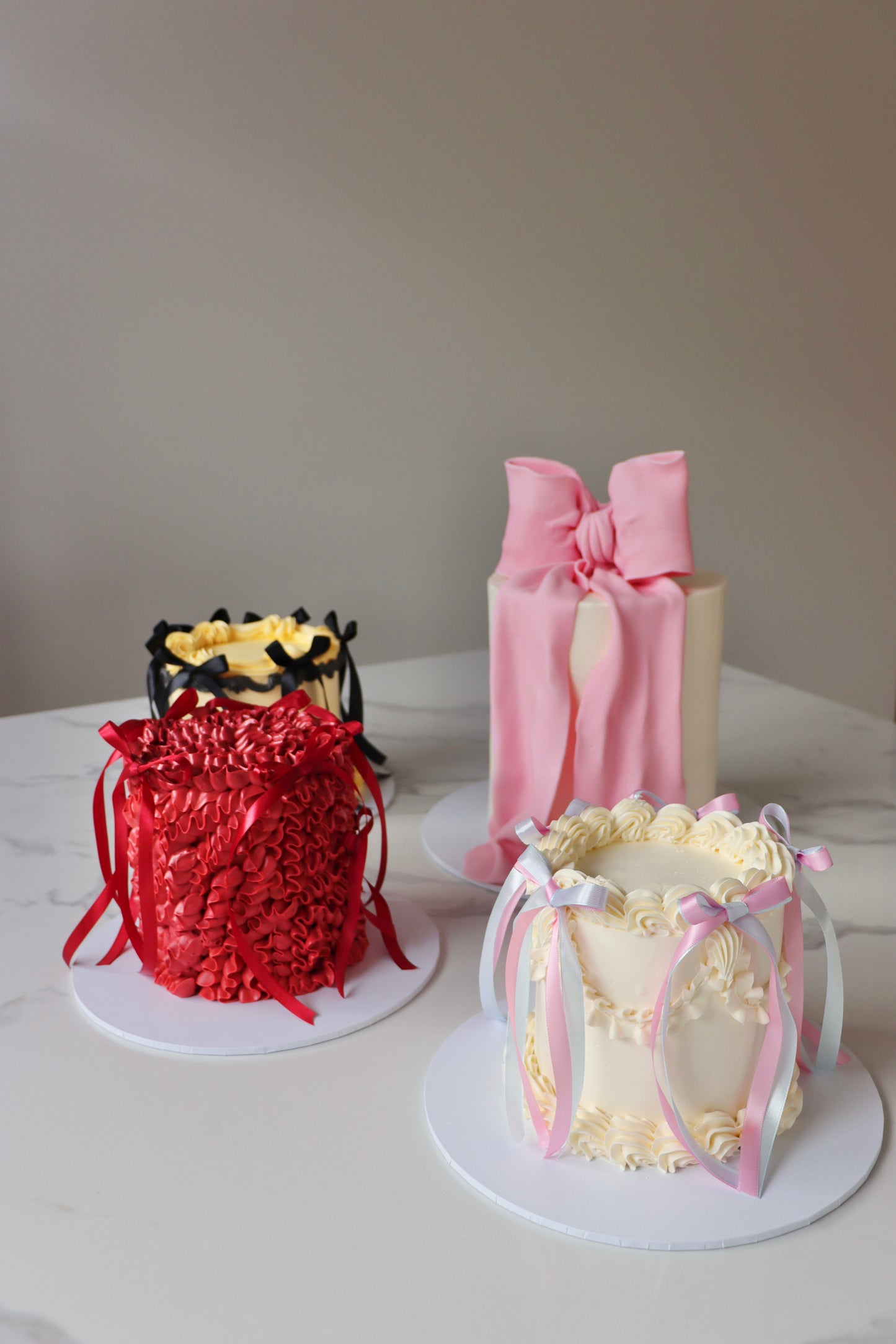 Mini Gender Reveal Cake