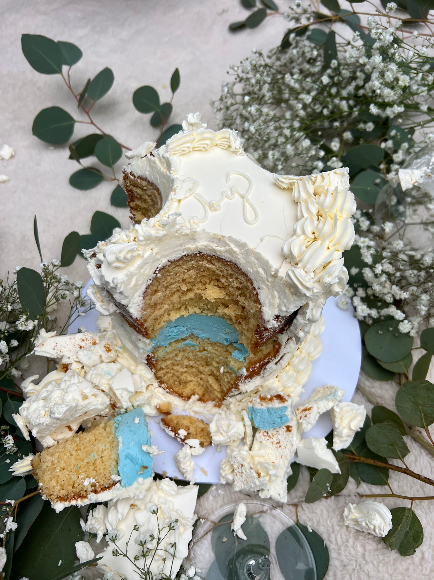 Gender Reveal Cake