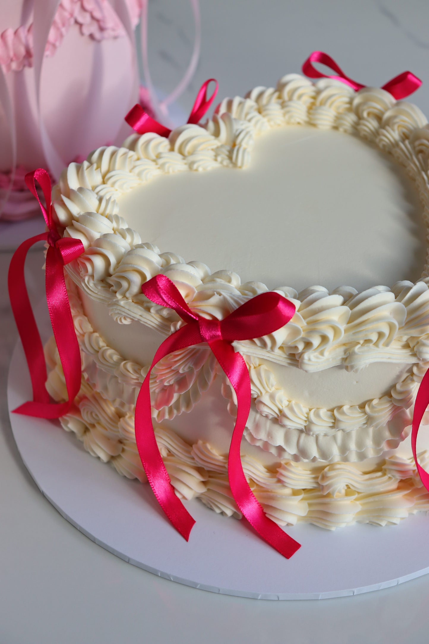 Retro Heart Cake