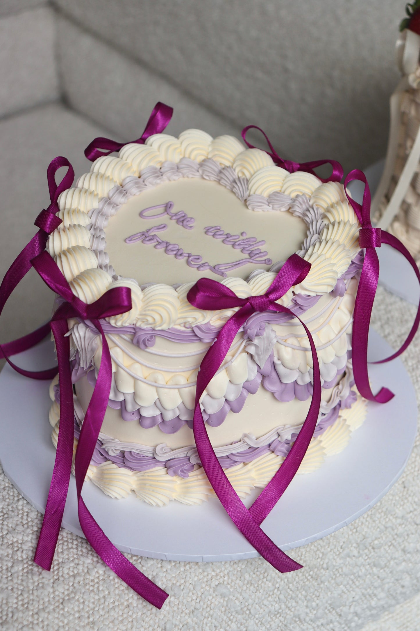 Retro Heart Cake