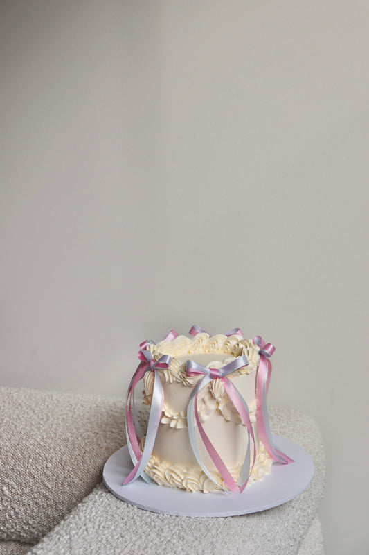 Mini Gender Reveal Cake